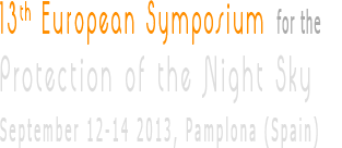 XIII European Symposium for the Protection of the Night Sky